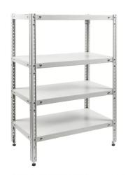 Стеллаж для АКБ Л-100-70-4 (высота 100 см, ширина 70 см, 4 полки)