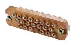 РП10-7 З (30) розетка без корпуса с замком, покрытие контактов серебро