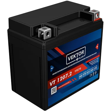 Аккумулятор Vector Plus VT 1207.2