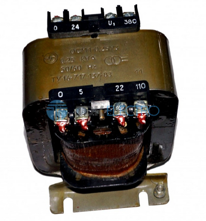 ОСМ1-0.25 220/100 трансформатор однофазный