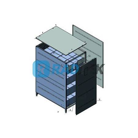 Батарейный шкаф Vektor Energy VE-BK 6x10-470W