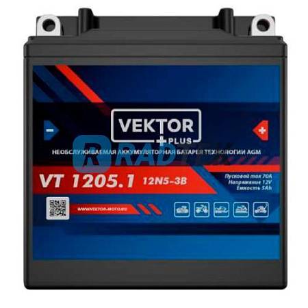 Аккумулятор VEKTOR VT 1205.1