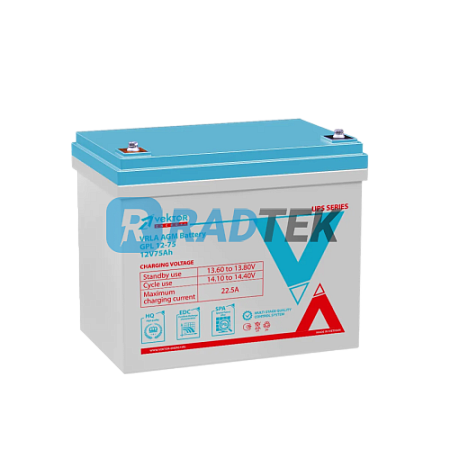Аккумулятор Vektor Energy GPL 12-75S