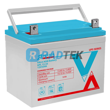 Аккумулятор Vektor Energy GPL 12-33S