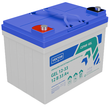 Аккумулятор Vektor Energy GEL 12-33